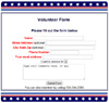 Volunteer form for political party. Click on it to view larger picure on the stage to the right.